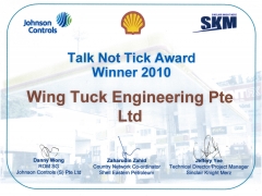 Talk Not Tick Award Winner 2010